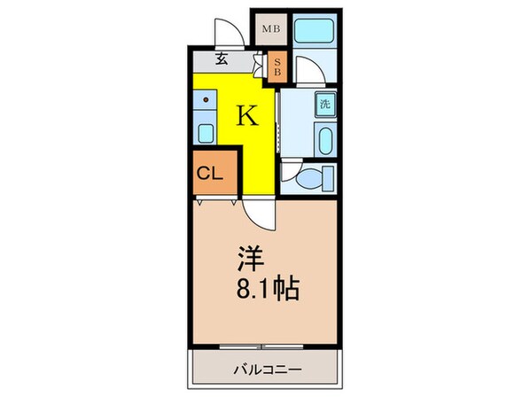 グリーンハイツ豊川ⅡAの物件間取画像